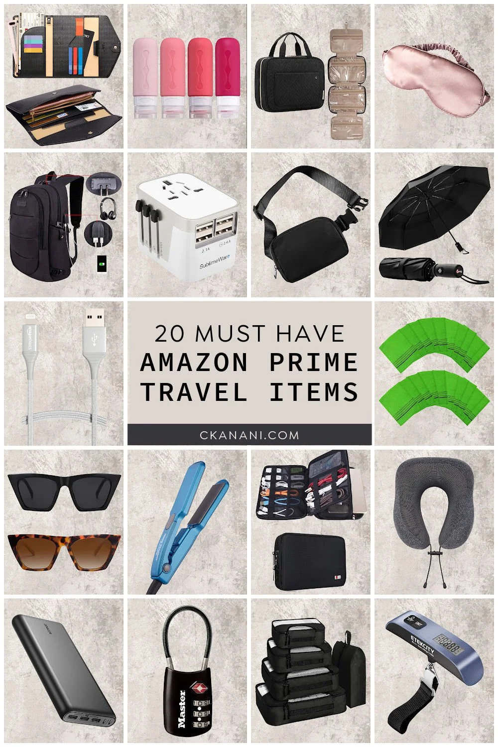 Travel items discount